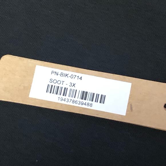 Skims Soot Black Twist Bikini Cheeky Panties Size 3X - Picture 6 of 9